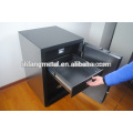 Strong metal steel fingerprint drawer safe box